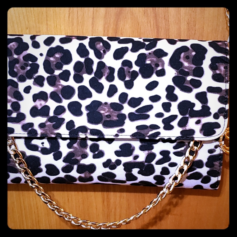 New Stefano di Roma Leopard Crossbody